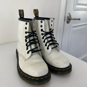 White Dr. martens